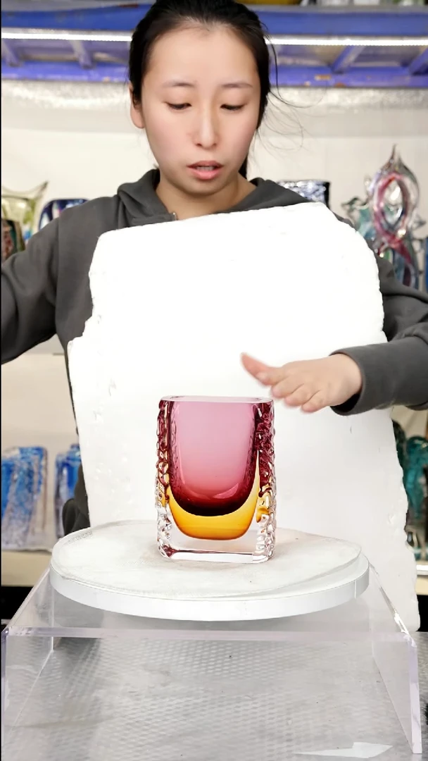 【闪购商品】高14.5精品琉璃摆件正常手工痕迹