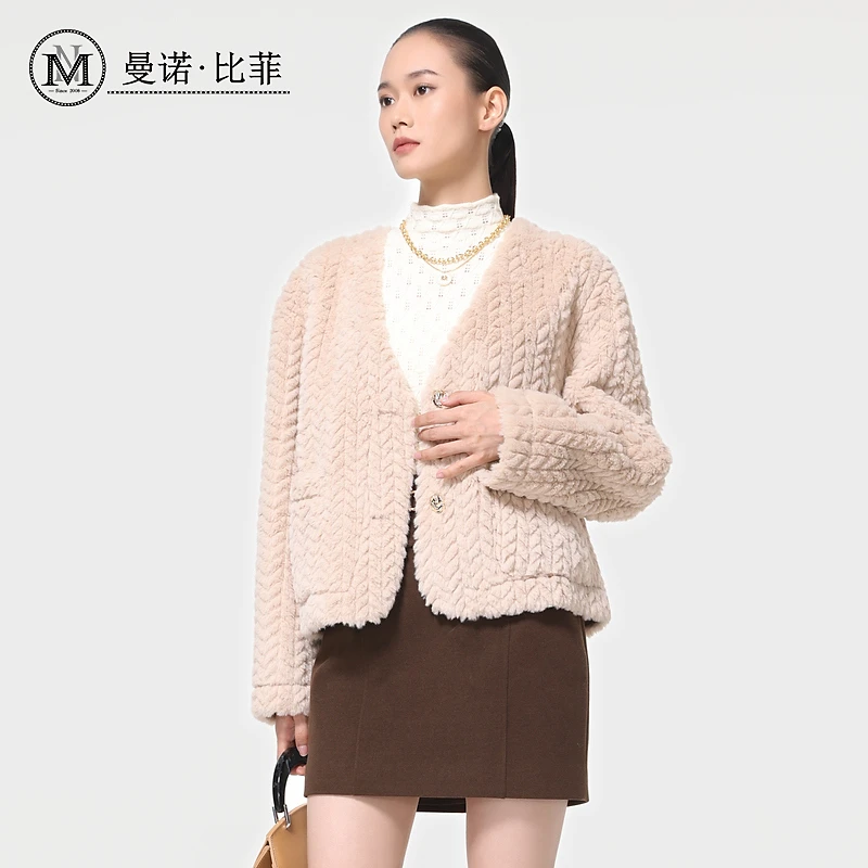 冬季保暖颗粒绒外套MECU144085