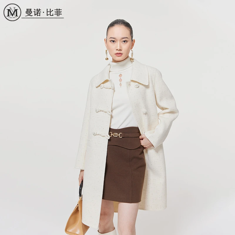 【小花专属】高级感毛呢大衣外套MEEG144144