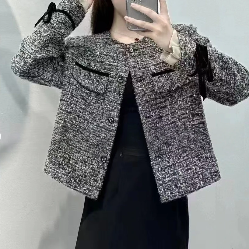 秋季时尚显瘦小香风短外套