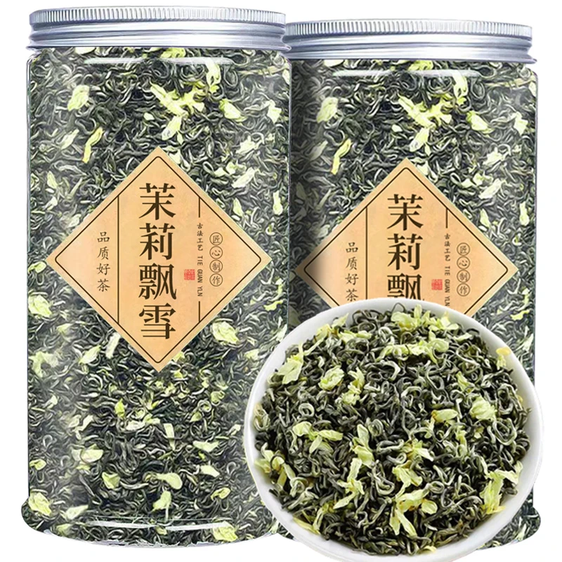 特级茉莉飘雪 花香浓香型茉莉花茶 2025新茶叶花草茶罐装250g500g