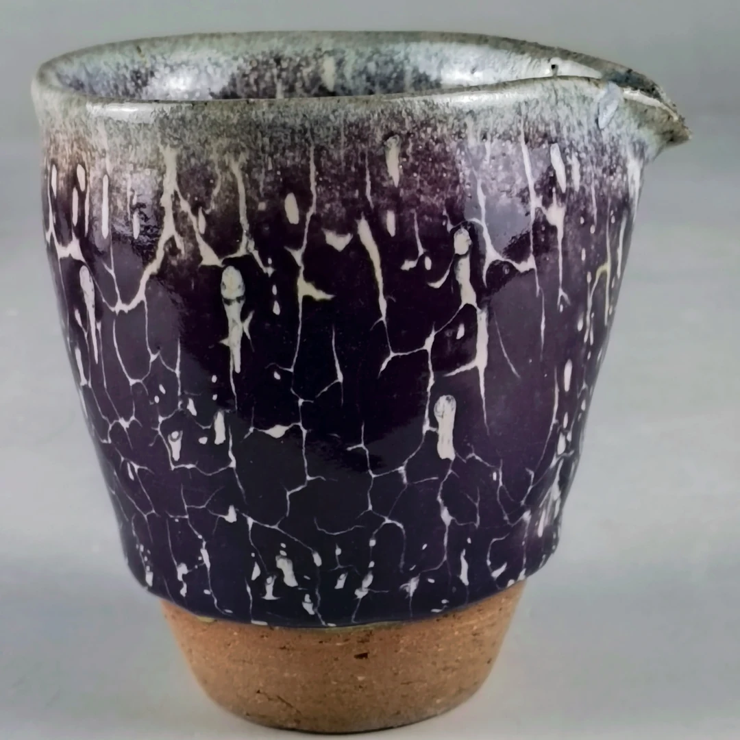 圣陶扬.东坡窑 陶瓷主人杯 大师手作 非遗传承 高温花釉 陶艺制作