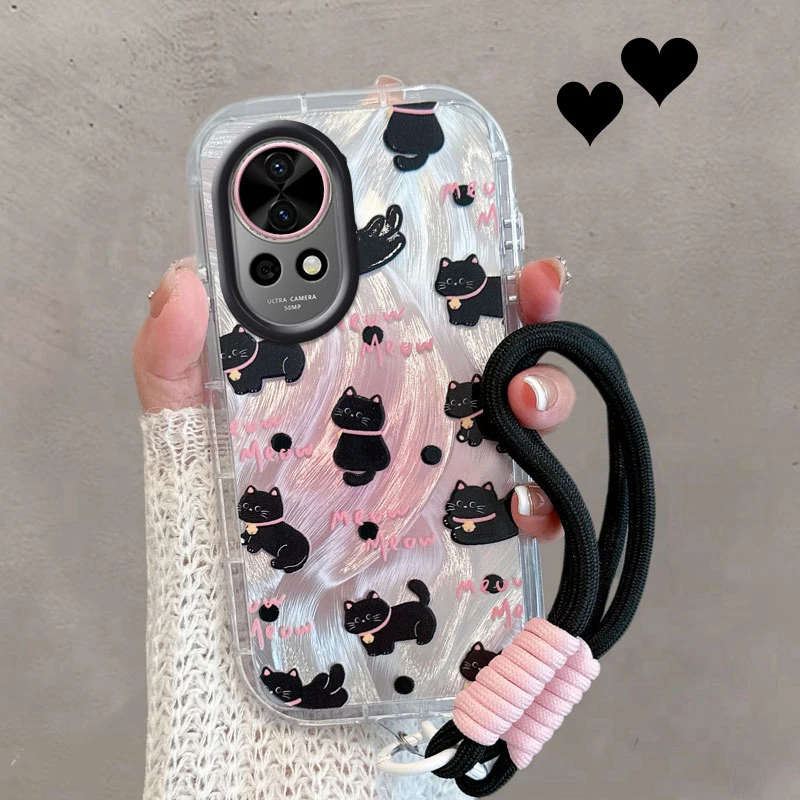 适用华为nova12手机壳12pro新款12ultra可爱nova13猫咪全包防摔女