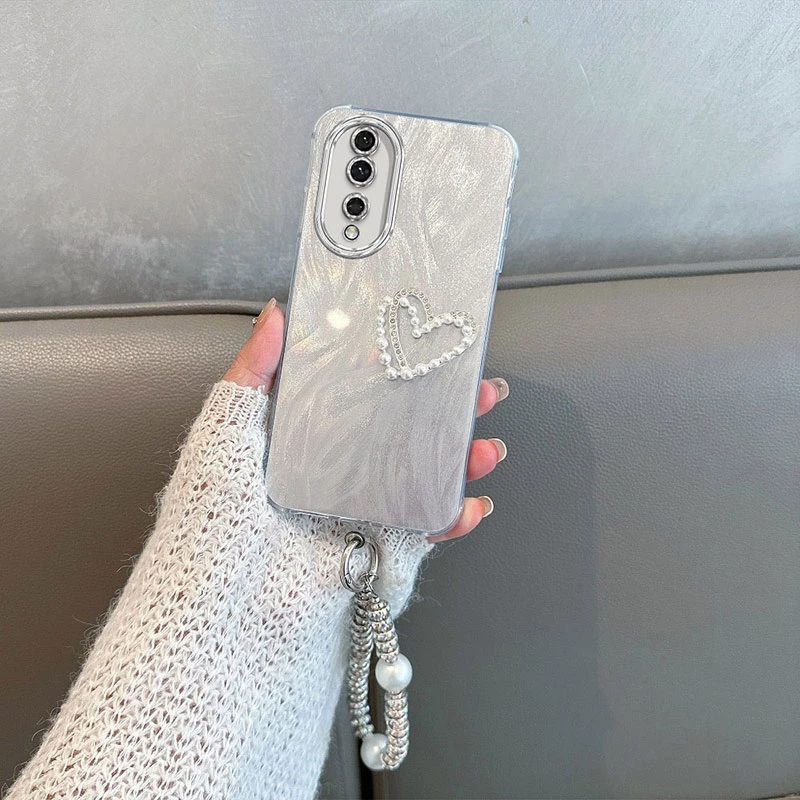 适用华为荣耀80手机壳80pro带镜头膜ann一an00新款曲屏女全包防摔