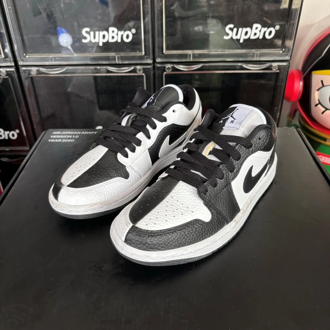 36码 AJ1黑白阴阳 二手无原盒 休闲鞋 市价1899 下地不多