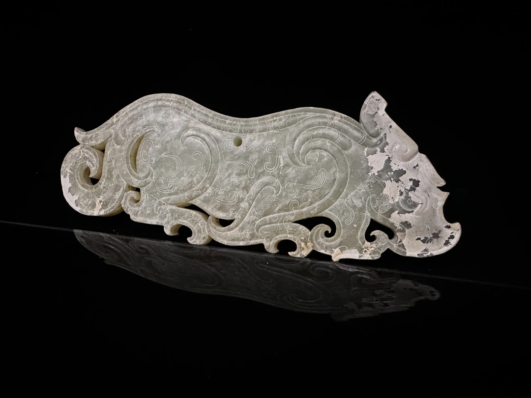 汉代风格和田玉虎佩