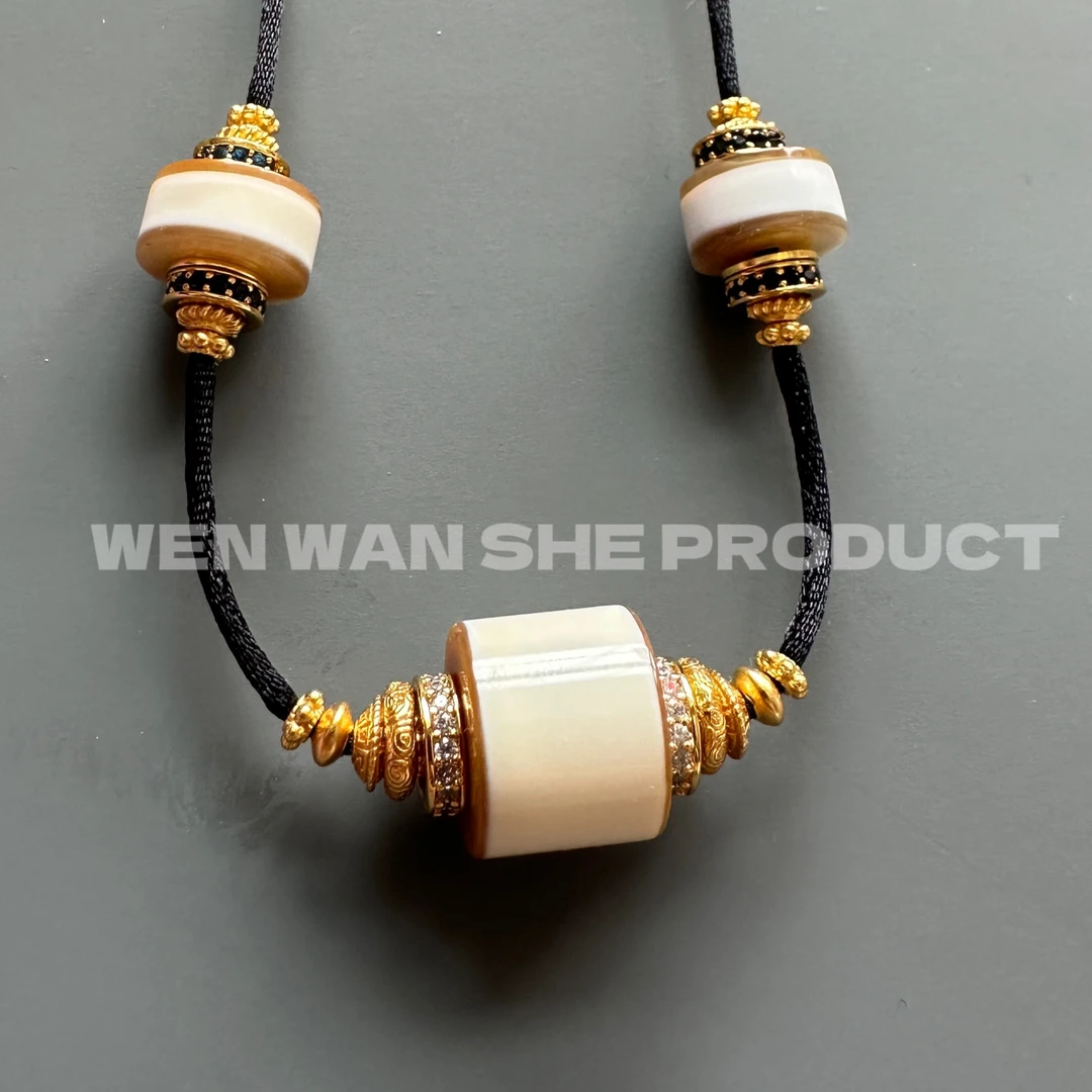 S码 也门老剁珠项链设计款包老到代500岁