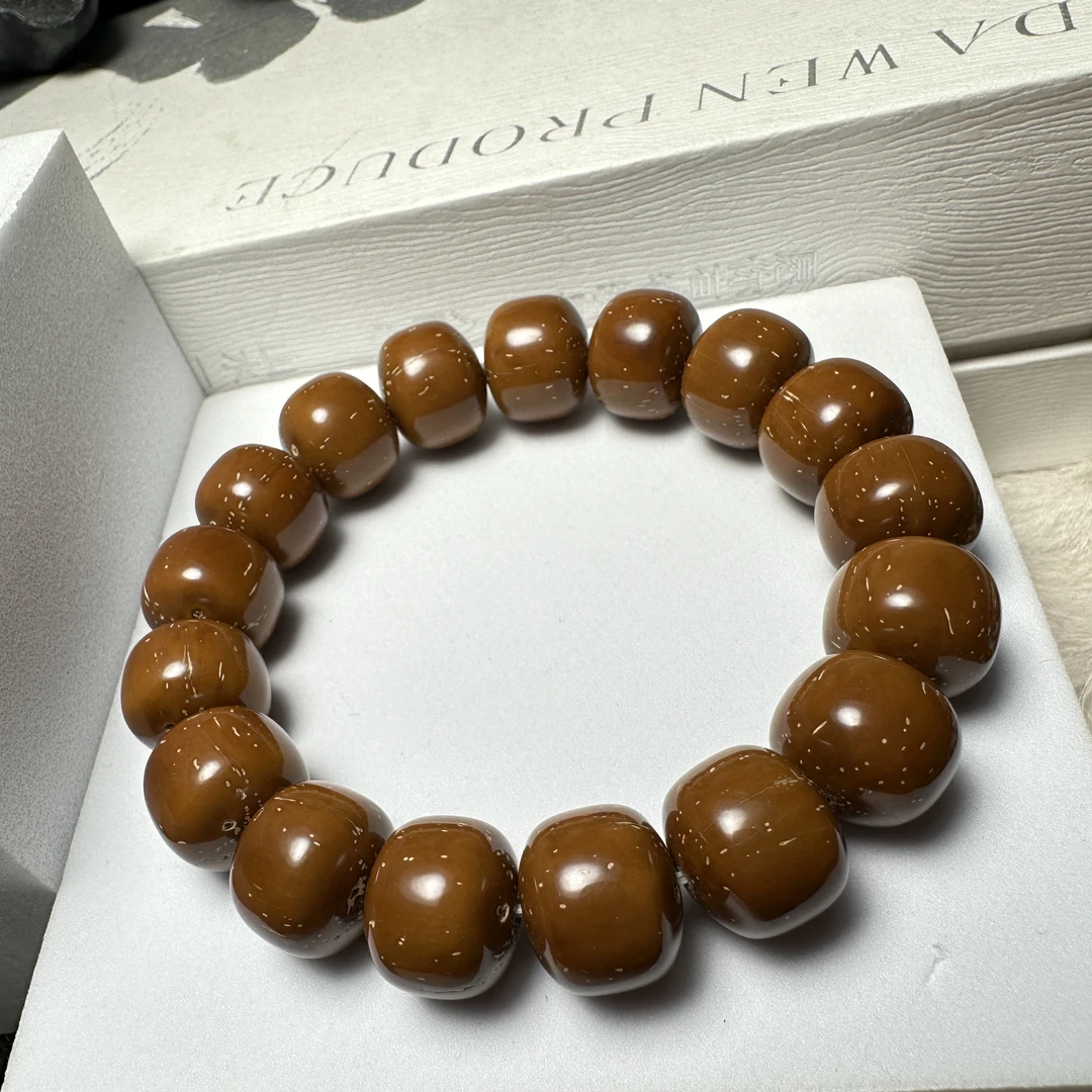 15mm「灭霸」半实心招财紫金鼠压手直播放漏原生态同枝手串