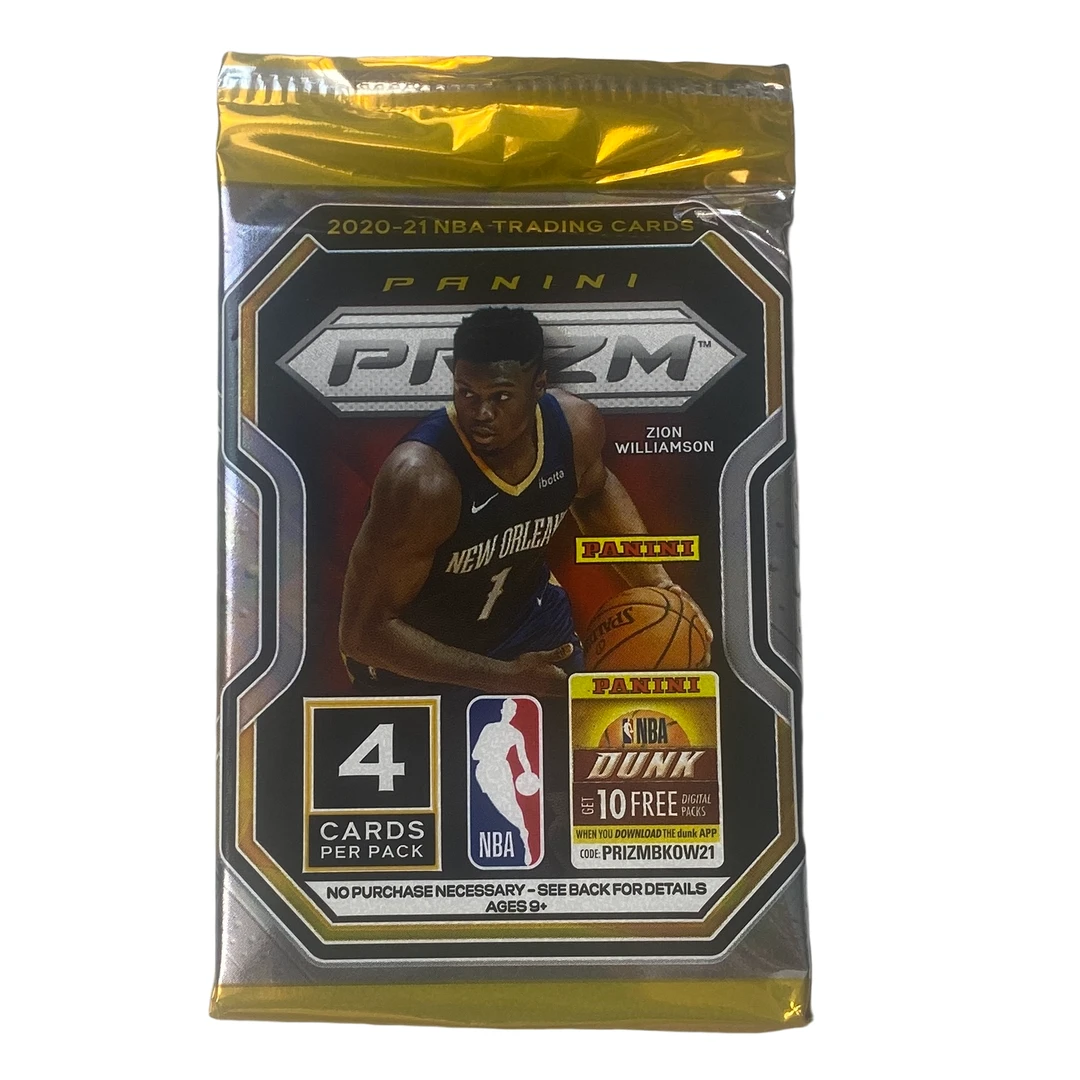 篮球 球星卡 20-21panini-prizm retail卡包-卡牌盲盒 （主播代拆）