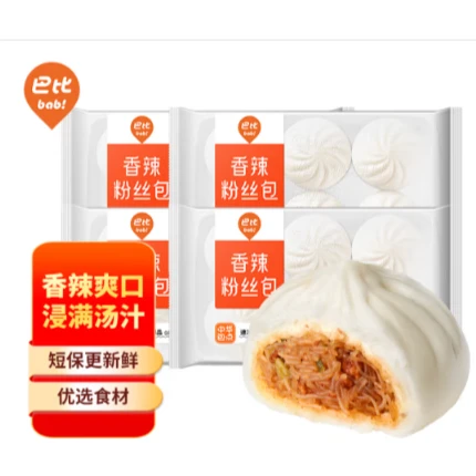 巴比 香辣粉丝包（6个/袋）*1