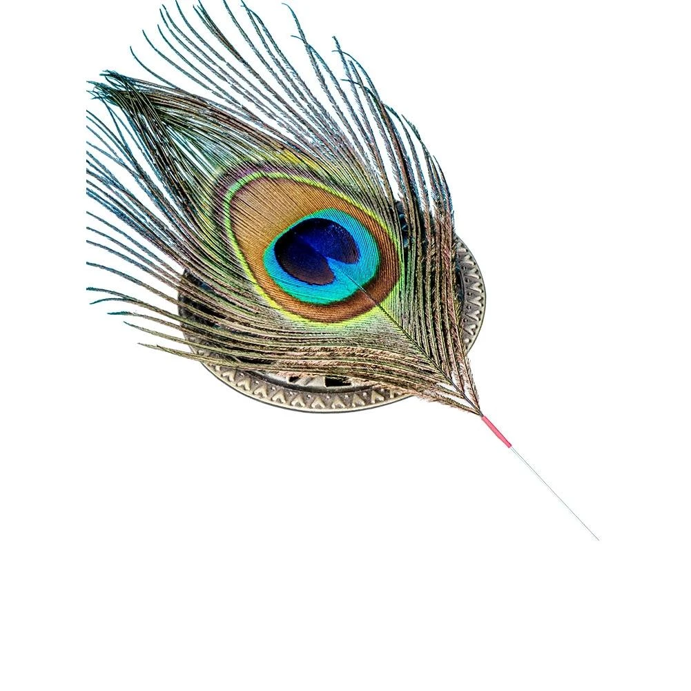 专业音叉弹鸵鸟王采耳工具银针孔雀毛SPA撩拨真羽毛掏耳朵打毛毛