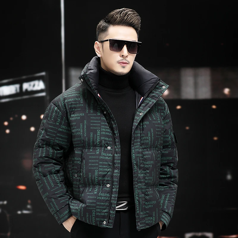 Mandsibil曼德西比利冬季加厚极寒羽绒服男短款休闲宽松保暖冬装