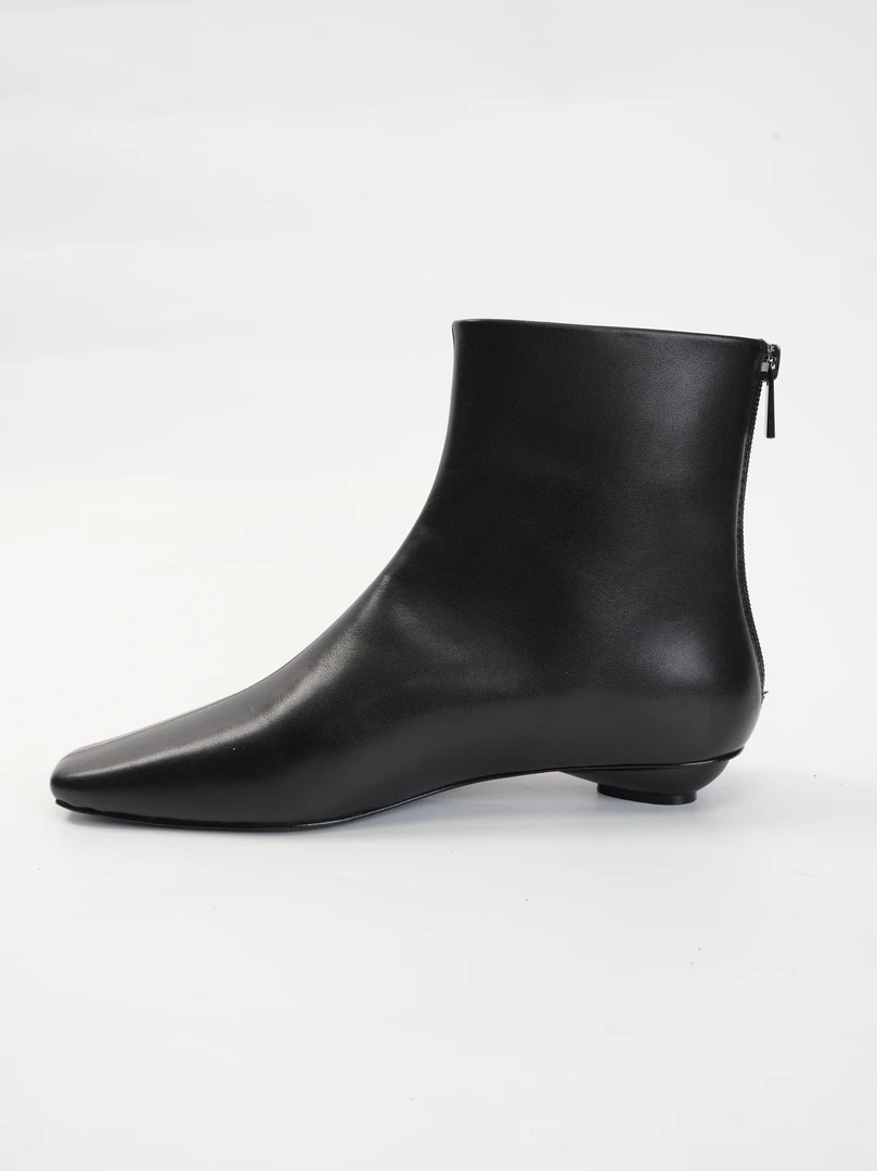 ROSETING方头高跟鞋时装靴裸靴气质时尚百搭尖头短靴女尖头高跟鞋