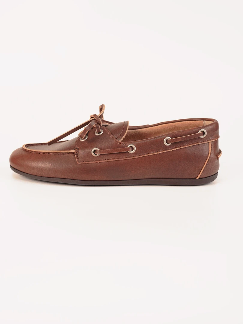 ROSETING“轻奢”擦色棕色超软女士鞋子圆头乐福鞋女士乐福鞋