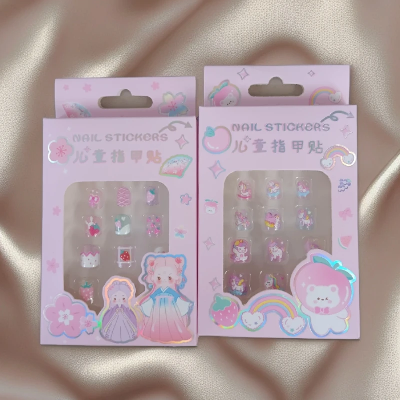 【DS-99030】发2盒夜光指甲贴可爱女童SX儿童配饰