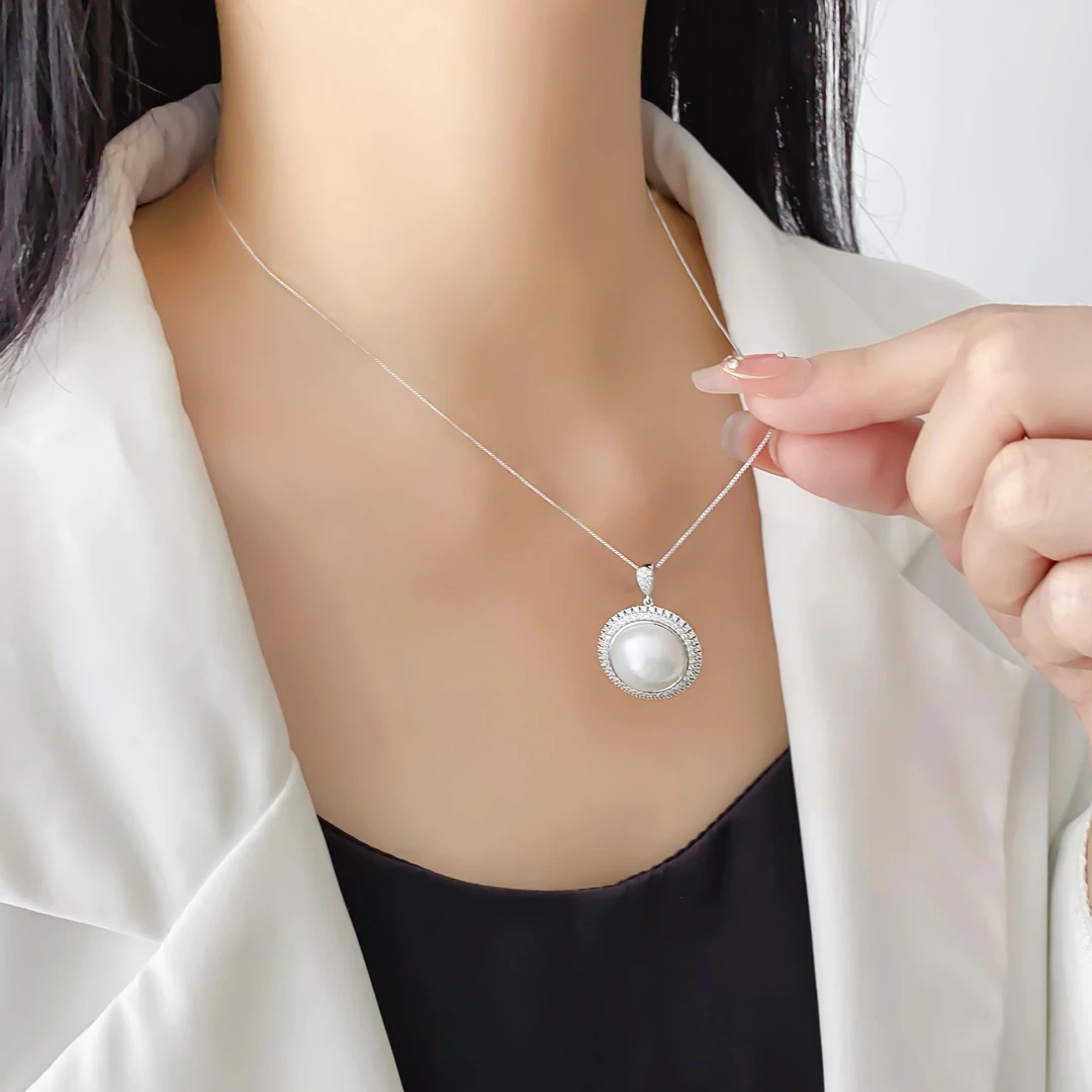 经典马贝珍珠吊坠