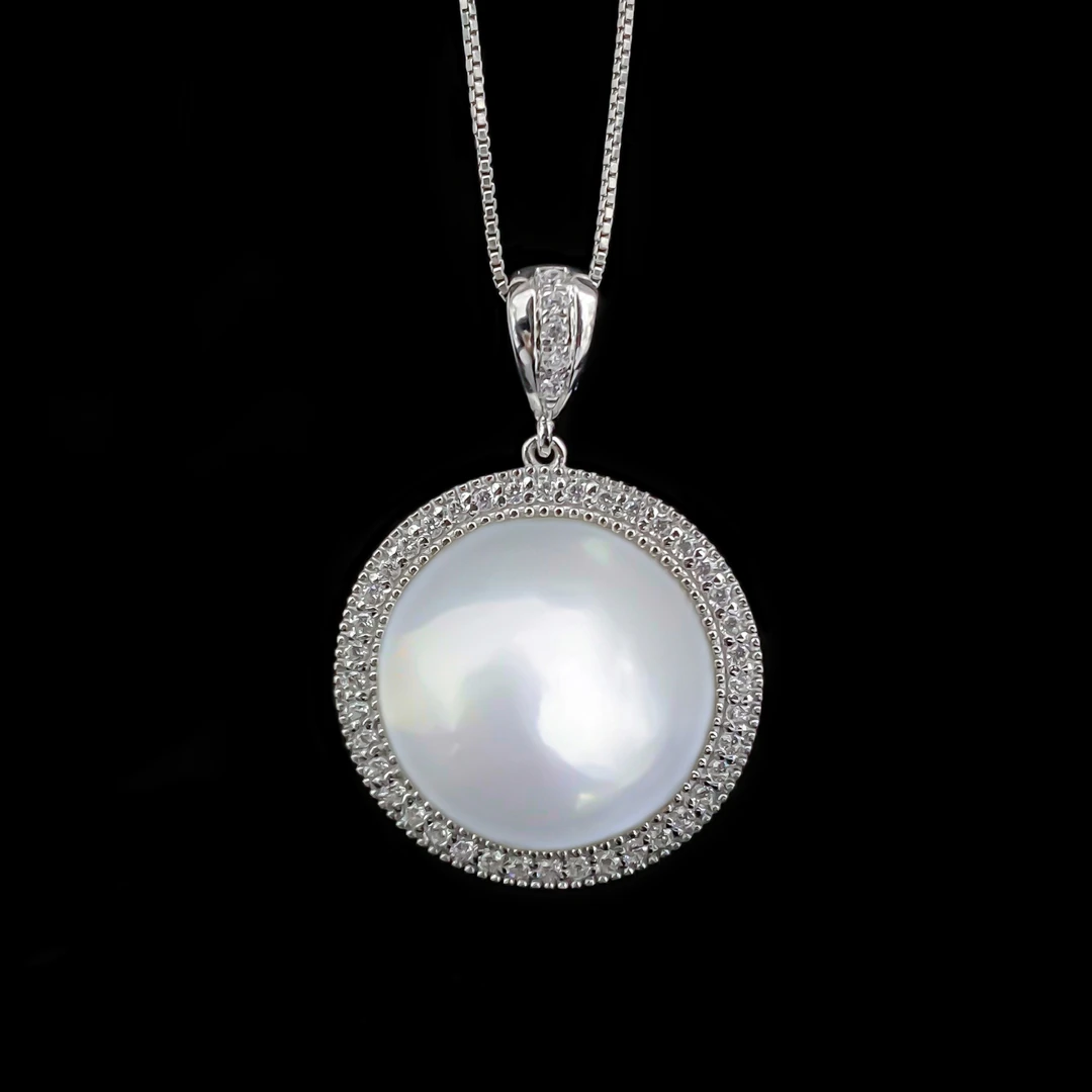 气质时尚马贝珍珠吊坠