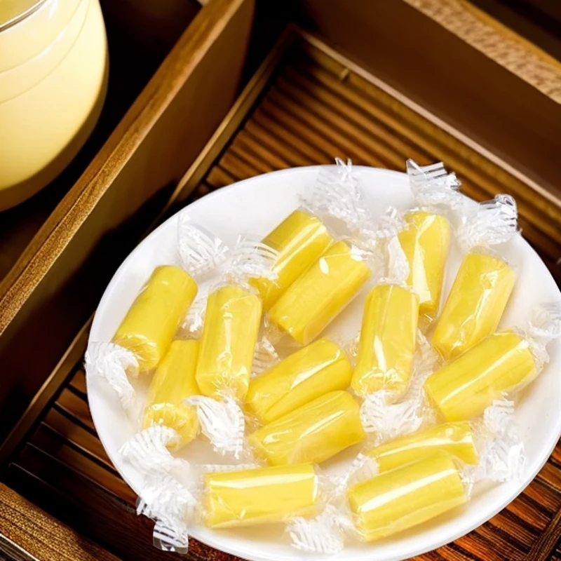 扭结榴莲糖奶糖泰国批发特浓风味正宗散装糖果软糖水果喜糖休闲