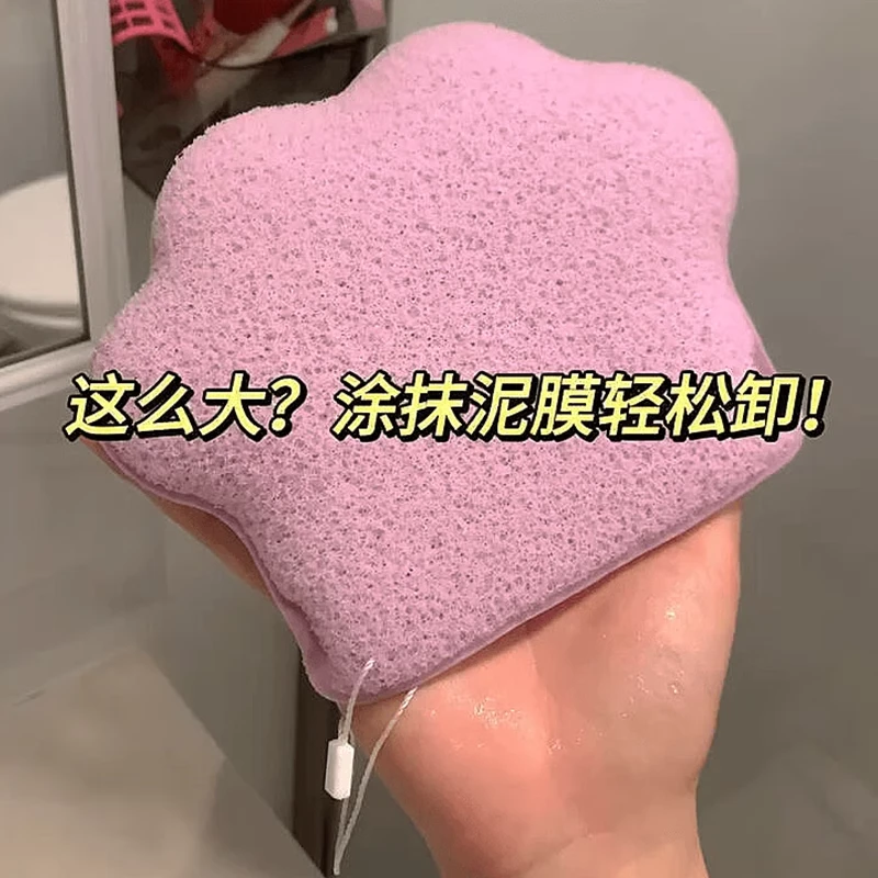 猫爪手套洗脸洁面扑神器专用加大加厚化妆海绵深层清洁卸妆泥膜