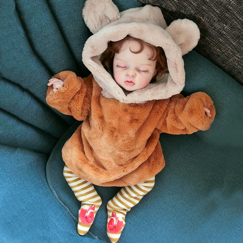 冬季新款婴幼儿熊耳朵绒绒连身衣宝宝毛毛连帽撞色爬服棉服576