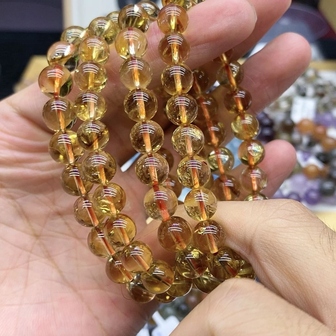 水晶手链未镶嵌多样性发货发一条