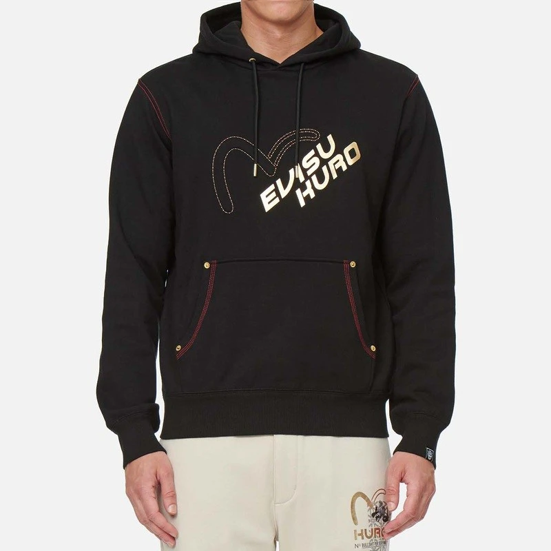 EVISU 秋冬男女同款时尚小海鸥与标志连帽卫衣 2EAGNM1SW426XXCT