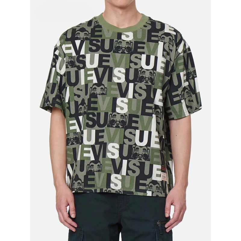 EVISU 春夏佛头商标印花男休闲短袖t恤男款2ESHTM2TS533LFCT