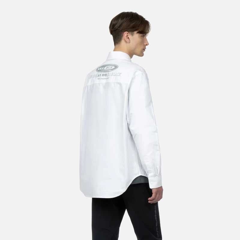 EVISUKURO2023新款男士海鸥印花休闲长袖衬衫男2ESGNM3SL242RXCT