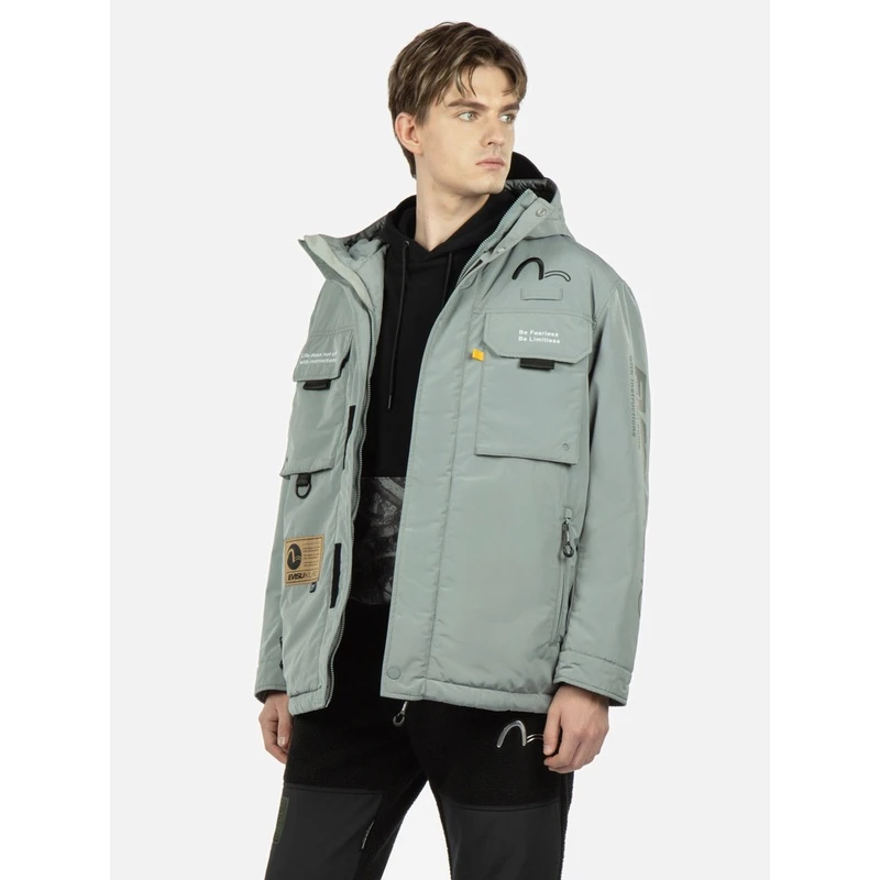 EVISU  男士外套森林迷彩印花夹克休闲外套男2EAGNM2JK775LFPQ