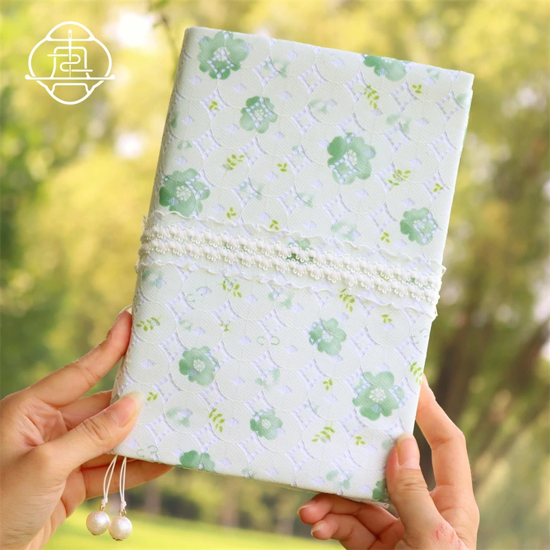 真我 春日花明 清新文艺手帐本A5A6蕾丝手账日记事本书衣文创礼物