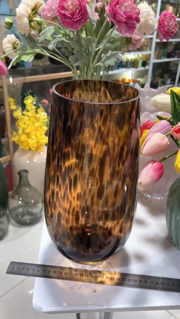 【闪购商品】豹纹花瓶