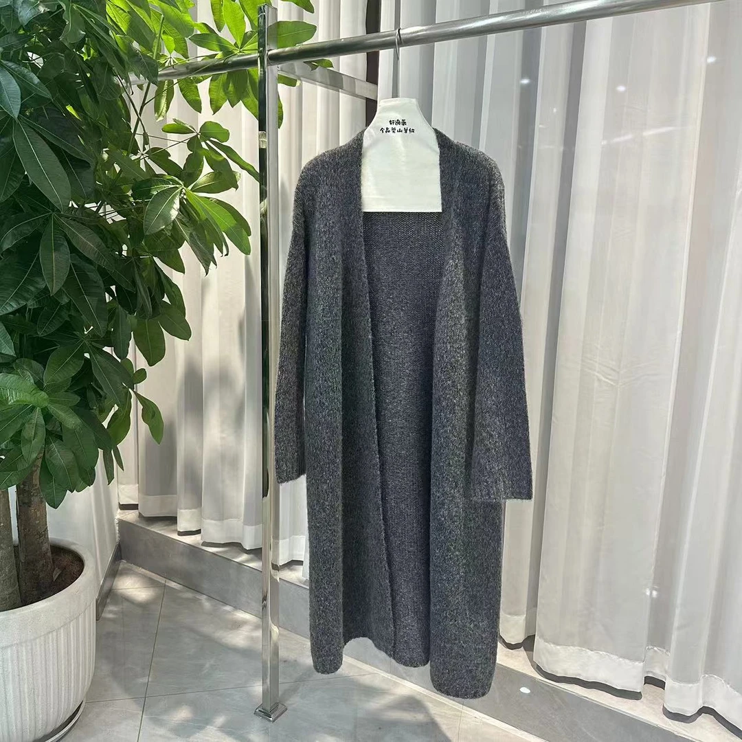2024【炸总精选】秋冬女款百搭时尚长款浴袍款开衫YT233