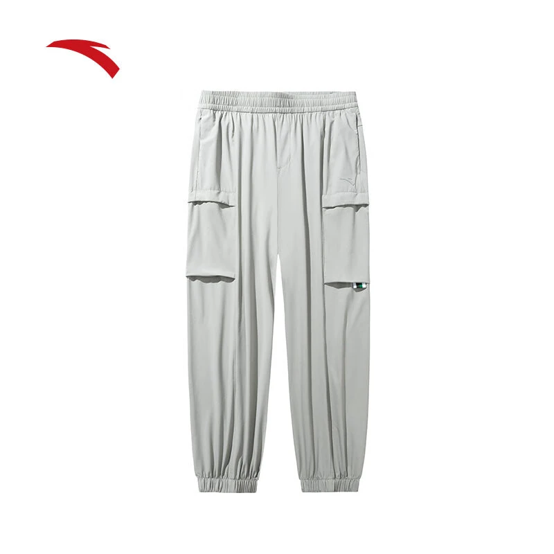 【ANTA ICONIC】安踏梭织运动长裤男夏季新款美式休闲裤/152438506