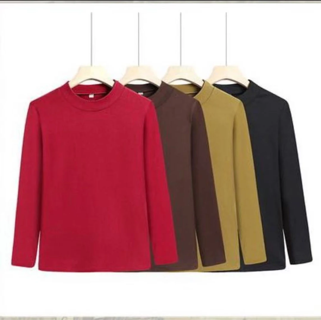 90-240特大码妈妈装秋冬长袖宽松加肥加大保暖亲肤舒适打底衫上衣