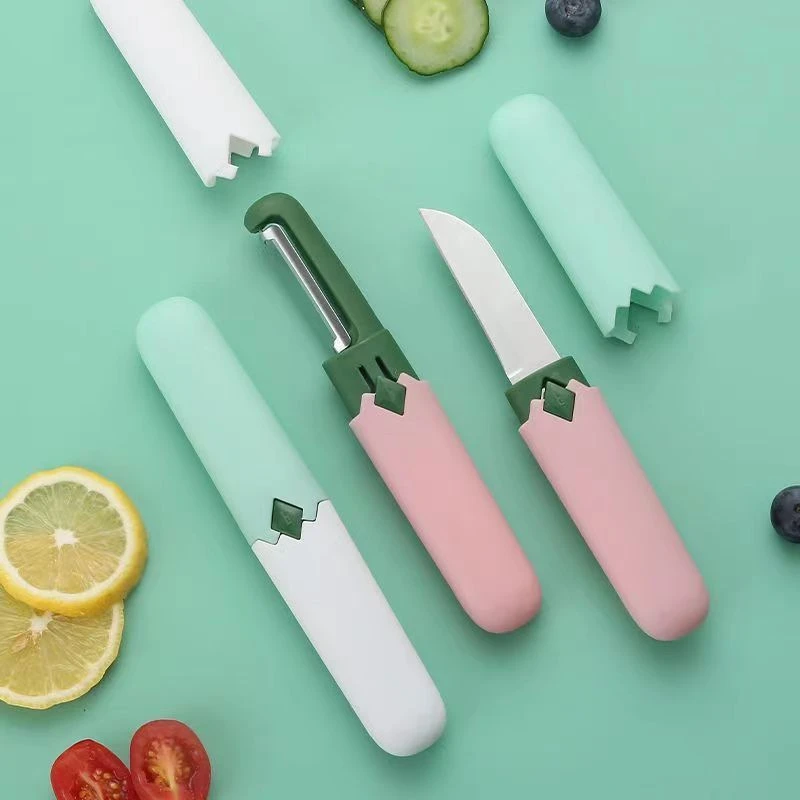 【新店福利】多功能二合一水果刀瓜刨随身携带两用刀刮皮旗袍连衣裙