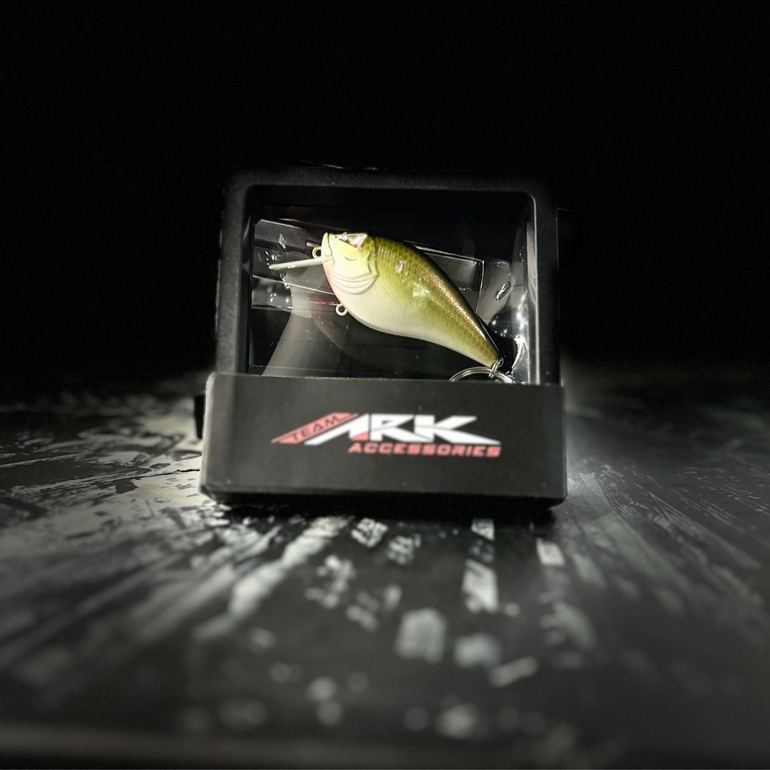 TEAMARK 路亚饵 硬饵 方舌CRANK 胖子钥匙圈 创意渔具挂件配饰