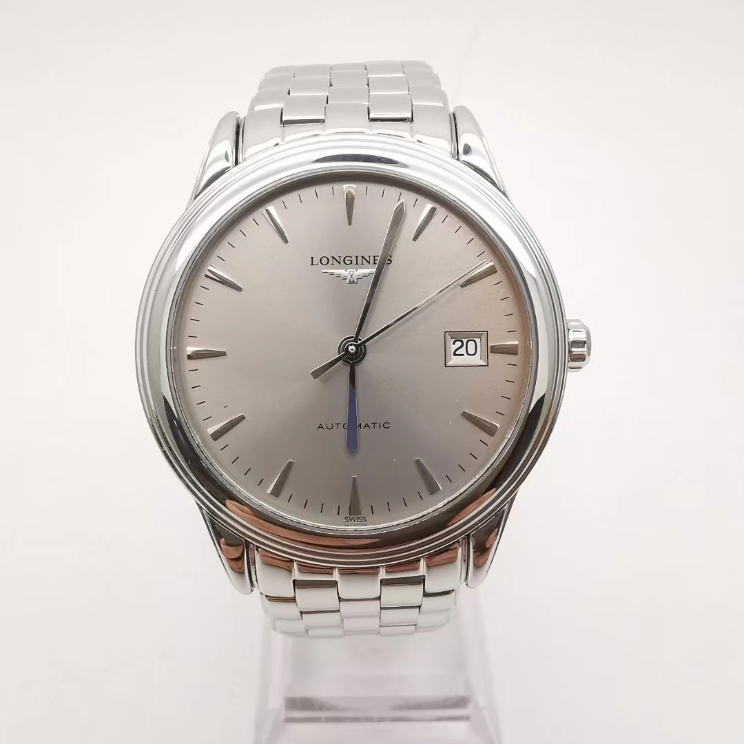 95新 Longines/浪琴 军旗系列全自动机械表型号774表径35.6mm