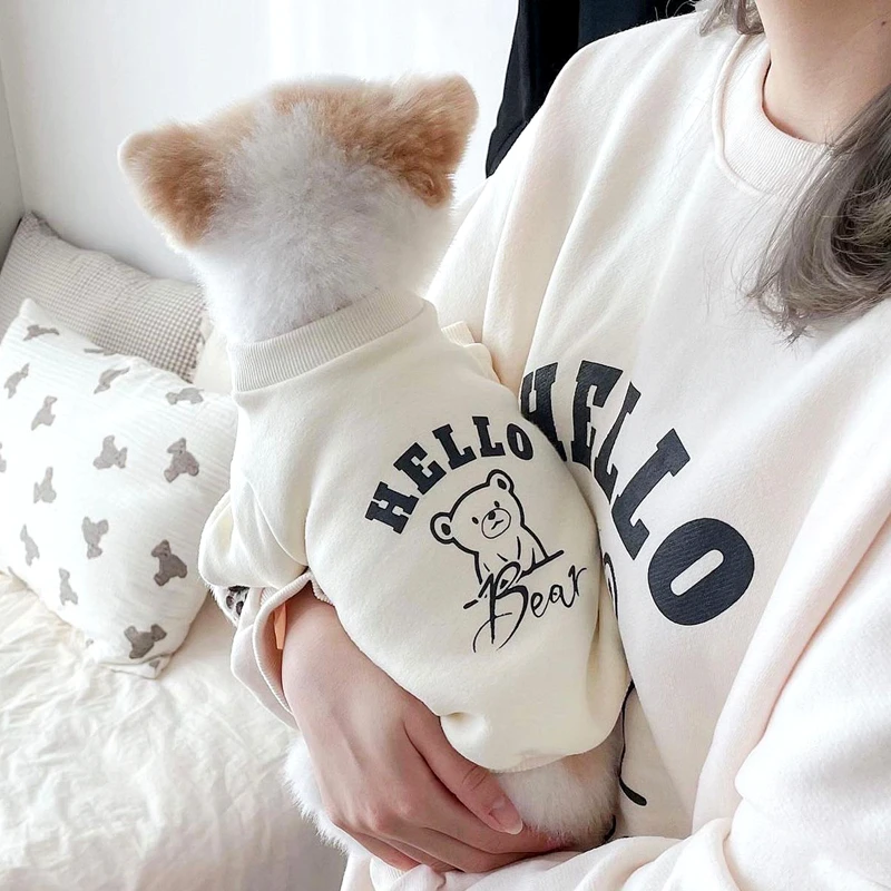 春季新款小型犬宠物博美雪纳瑞贵宾约克夏猫咪泰迪比熊狗狗衣服