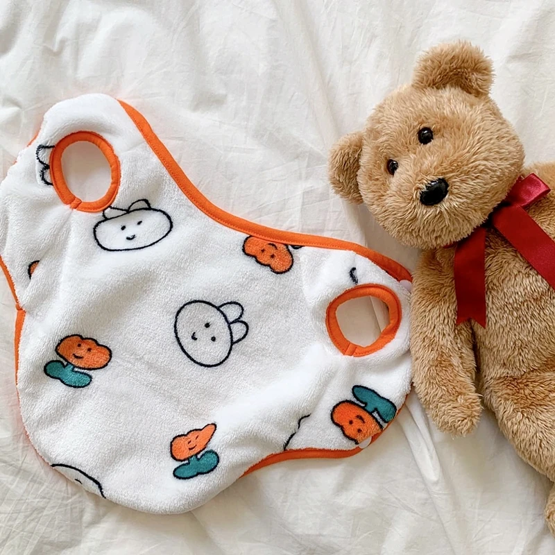 比心宠物绒马甲泰迪秋冬装比熊小型幼犬猫咪雪纳瑞约克夏狗狗衣服