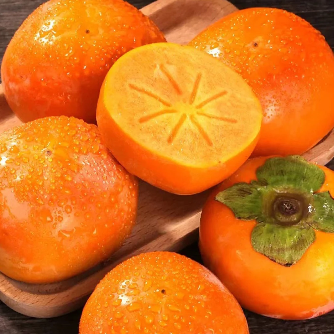 【老沙严选】熙果树太秋脆柿新鲜到货净重3斤左右