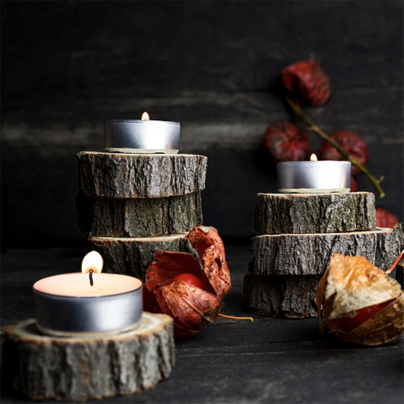 无烟白蜡烛4-360时保温加热煮茶香薰酥油灯酒店TKV圆形浪漫生日