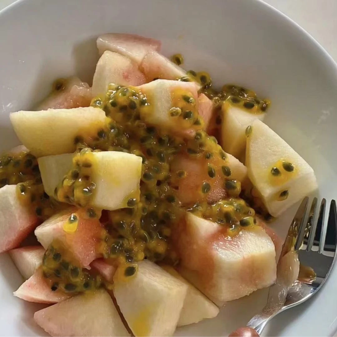 【万物皆可拌】水蜜桃拌百香果250g/500g