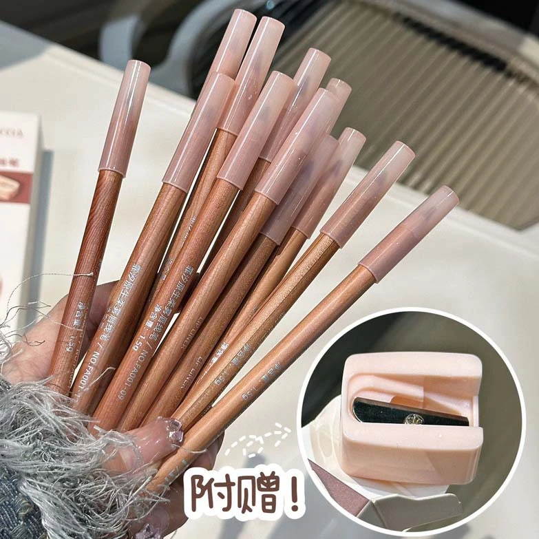 带卷笔刀！霏汐原生柔雾唇线笔勾线防水持久丰唇哑光不掉色口红笔