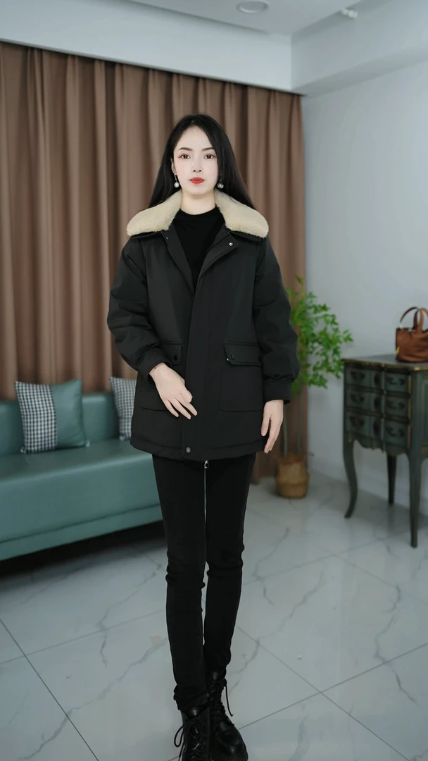 2024新款保暖羽绒服带毛大码显瘦洋气女士高端上档次女装