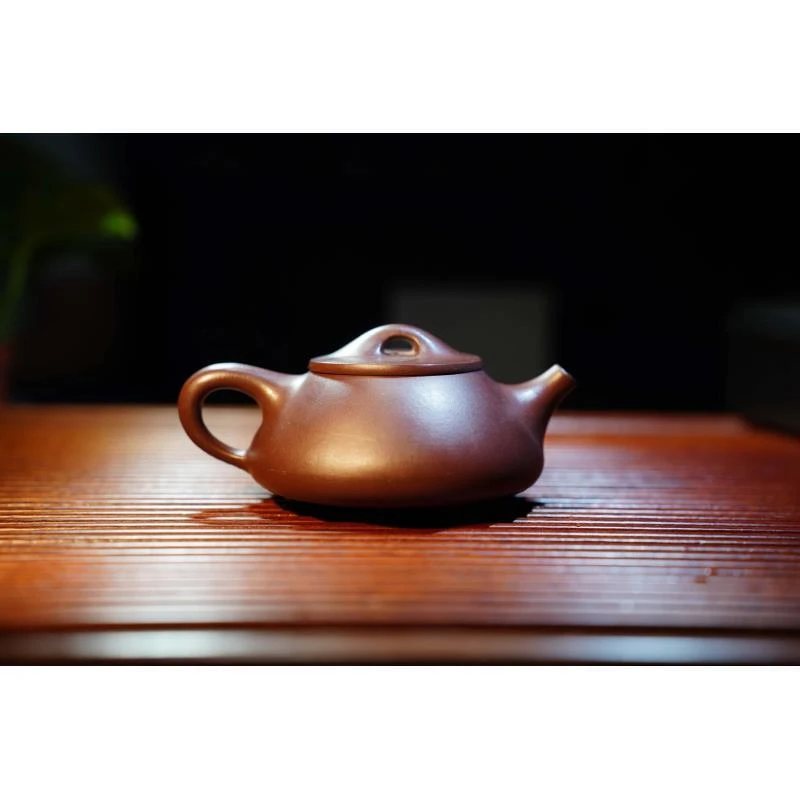 石红景州石瓢紫砂壶喝茶必备【华】
