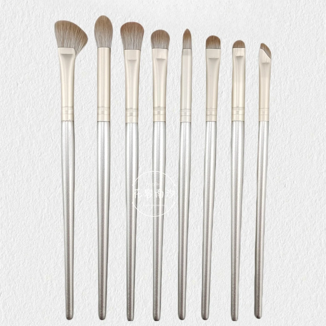 眼影刷镰刀眼线刷火苗晕染刷刀半扇形刷子鼻影锋刷门牙细节眼影