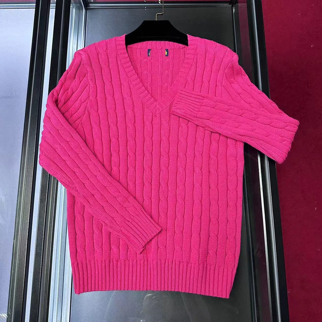 D277新款长袖打底针织衫时尚休闲气质百搭设计师秋冬