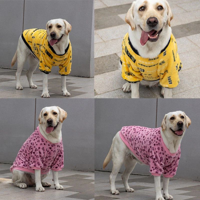 狗狗衣服秋冬装金毛拉布拉多萨摩耶中型犬大型犬保暖狗狗棉衣绒衣