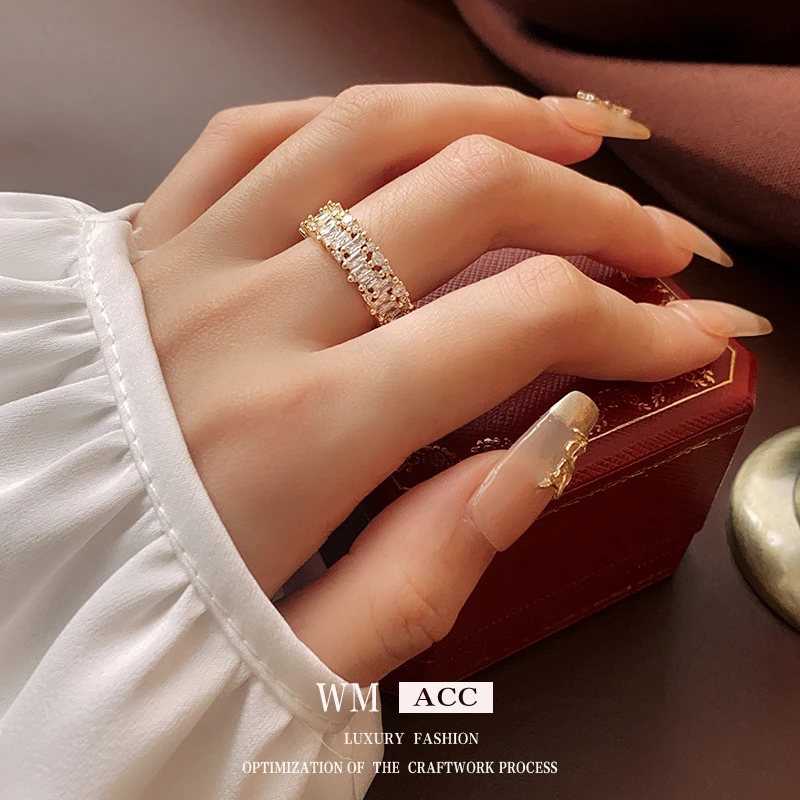 气质开口戒指简约日常百搭轻奢指环时尚高级感