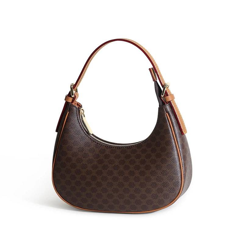 秋冬新款腋下包轻奢风半月包月亮包手提单肩斜挎包